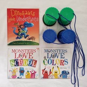 Preschool FUN Bundle - 2 platform stilts & 3 books